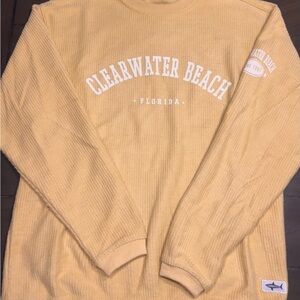 Clearwater Beach Florida Crewneck - Butter yellow